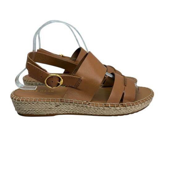 COLE HAAN Women's Size 8.5 Cloudfeel Tilden Ankle Pecan Brown Strap Sandals - Picture 2 of 16
